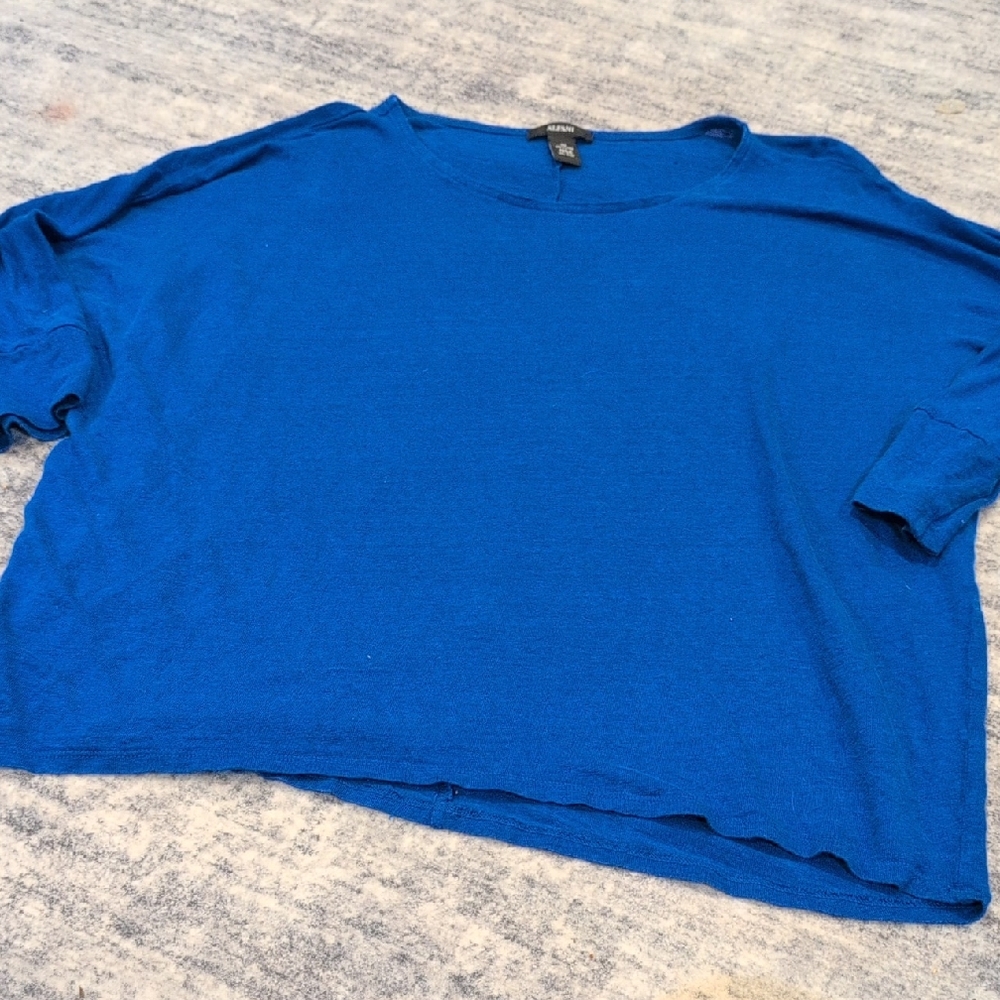 Alfani Cobalt Blue Linen Apparel